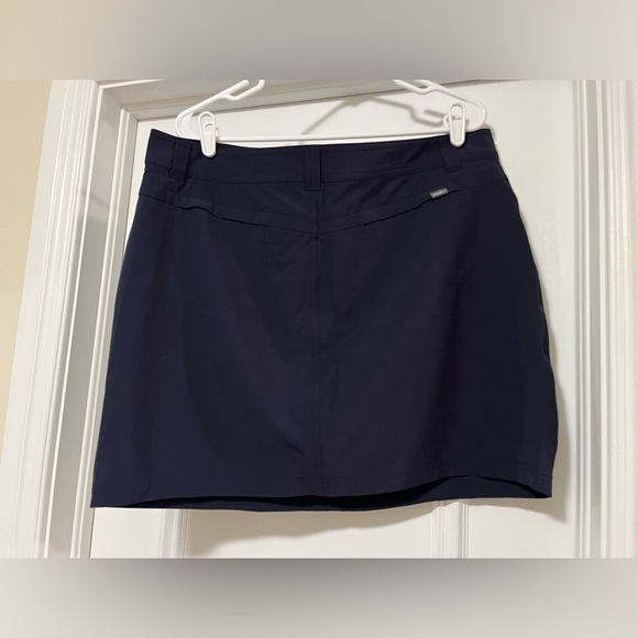 Eddie Bauer Women’s Size 16 Navy Blue Adventurer 2.0 Skort Skirt - Picture 4 of 11